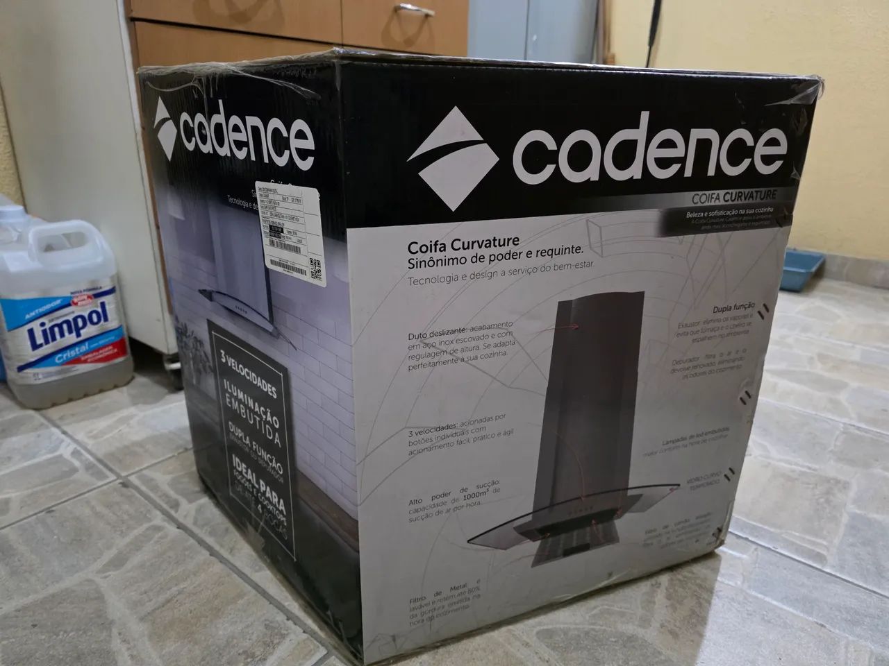 Coifa Cadence Curvada - Nova 110V - Foto 3