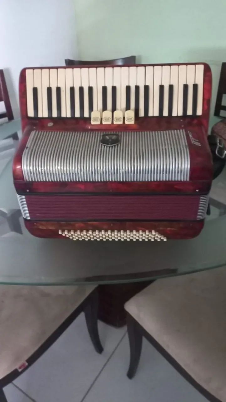 Sanfona Scandalli 80 baixos - Foto 2