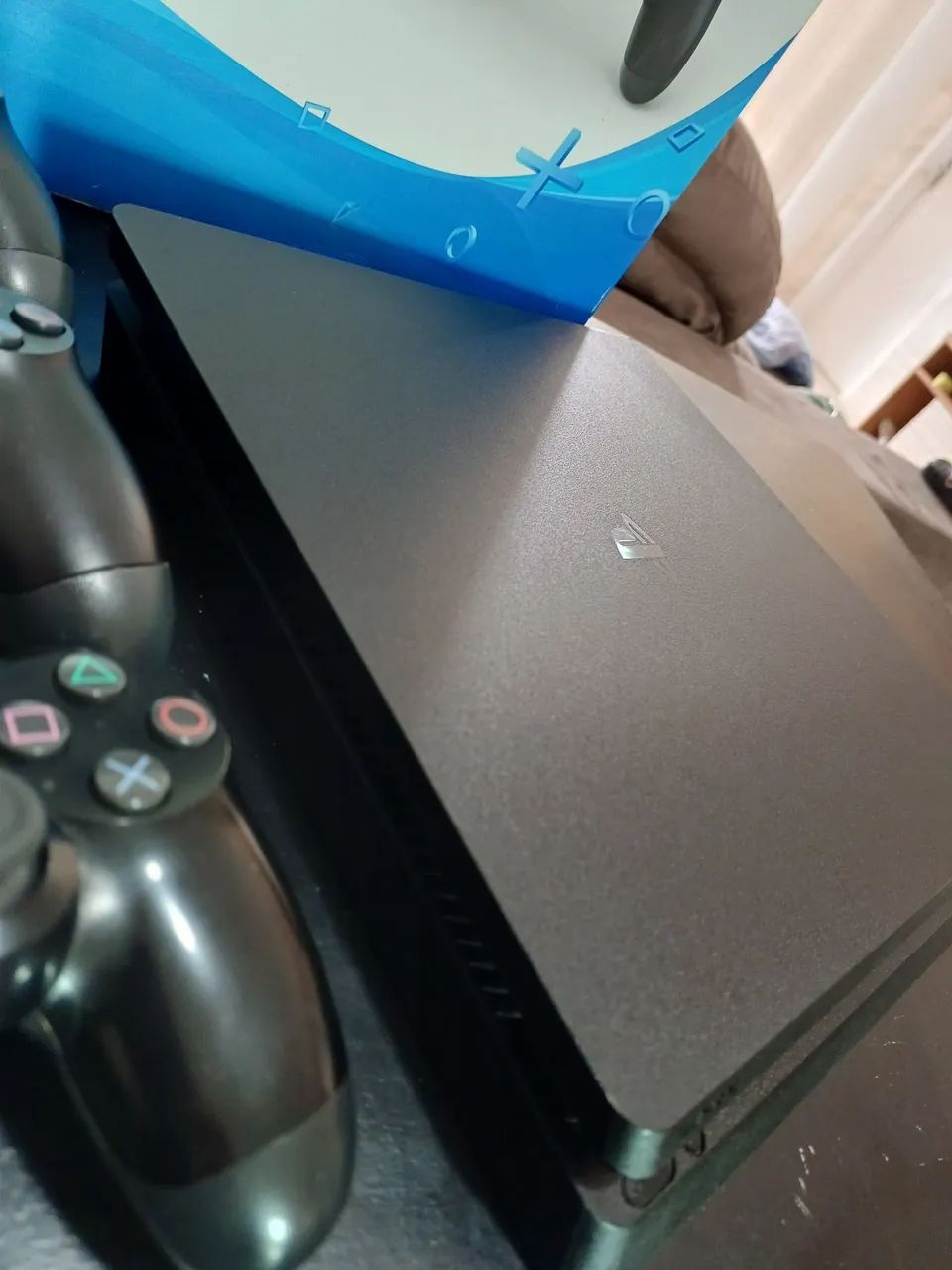 Ps4 slin 1TB Impecavel Zero + GTA 5 Midia Fisica  - Foto 5