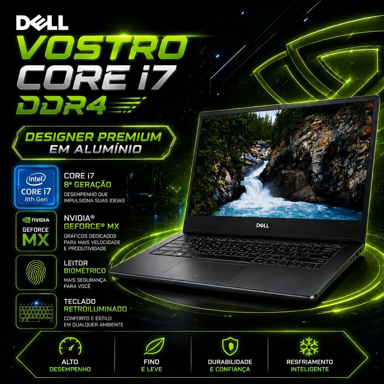 Notebook Dell Vostro Core i7 NVidia Geforce (A pronta entrega)