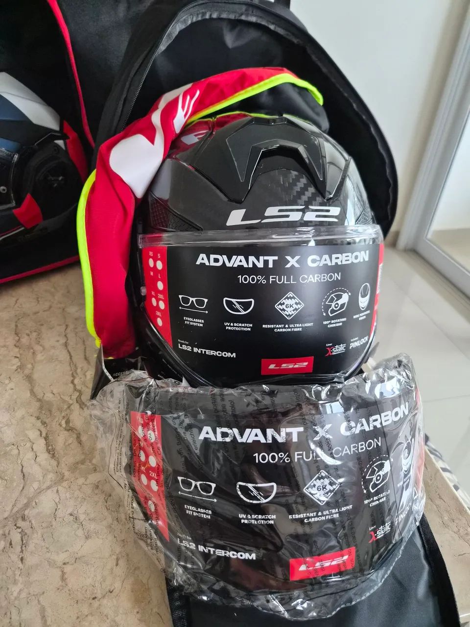 Capacete LS2 Carbono Full Carbon