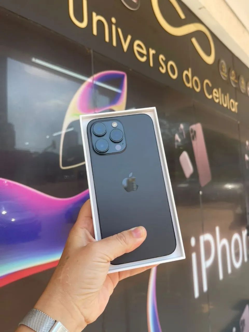 iPhone 14 PRO MAX 128Gb <br>77%<br>Com caixa <br>R$ 3.100 - Foto 3