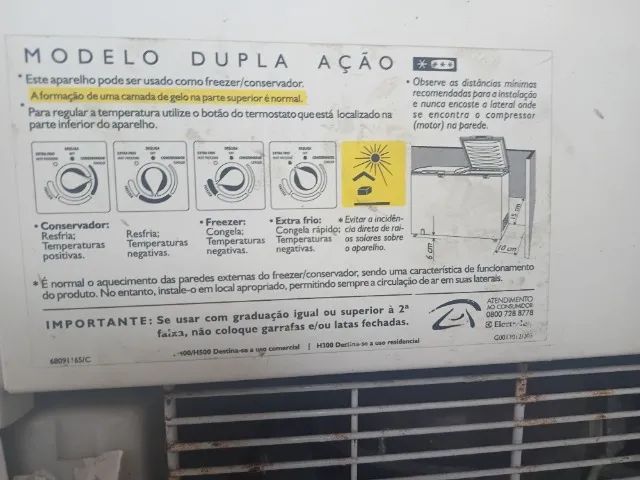 Freezer Eletrolux  - Foto 4