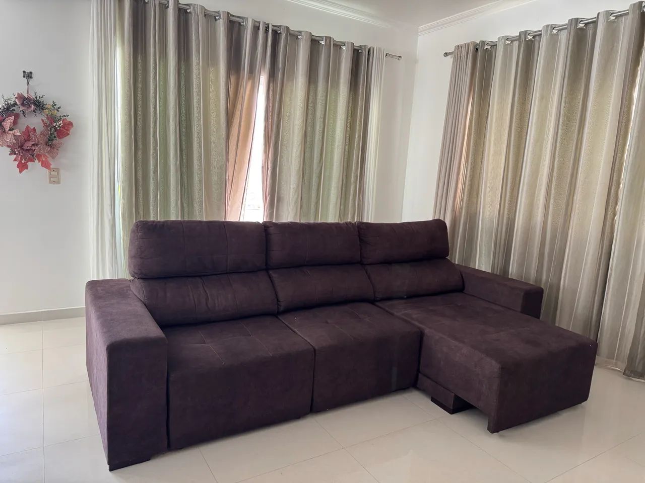 Sofá retratil 2,78m (3 partes são retrateis) - Foto 4