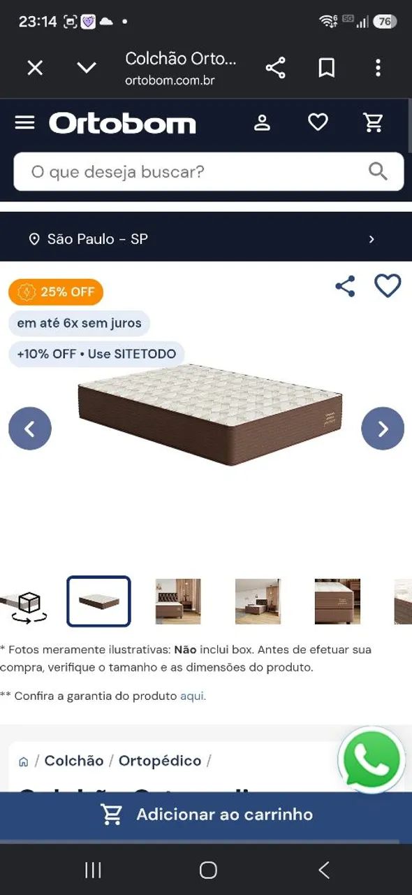 Colchão ortopédico premium  - Foto 3