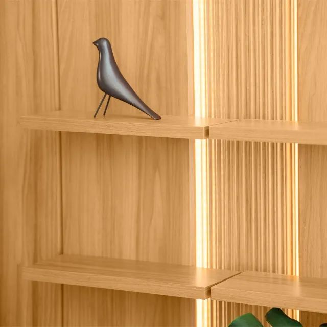 CONJUNTO RACK + PAINEL + 2 MODULO LATERAL + 2 MODULO CRISTALEIRA MAGNUM - Foto 3