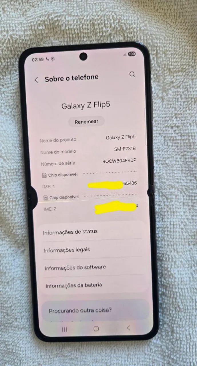 SAMSUNG ZFLIP 5 512 GB - Foto 3