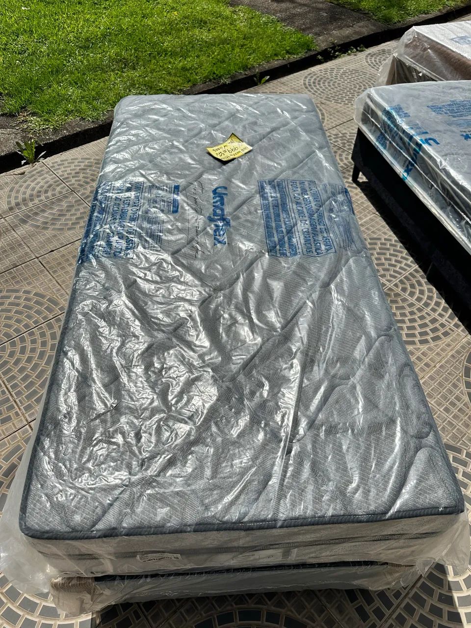 Cama box de solteiro com colchão de mola ensacada alto - Foto 3