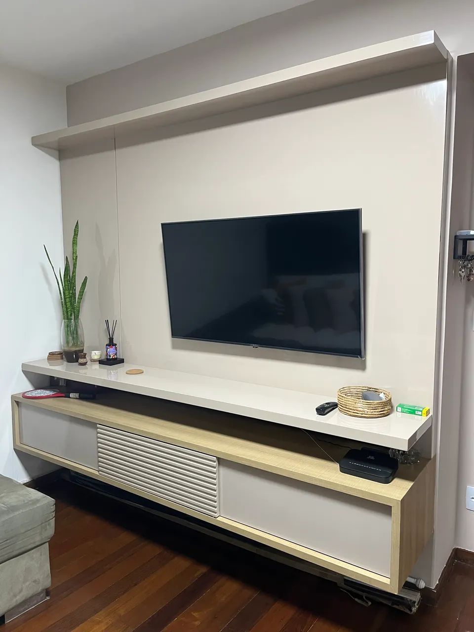 Painel tv laqueado  - Foto 4