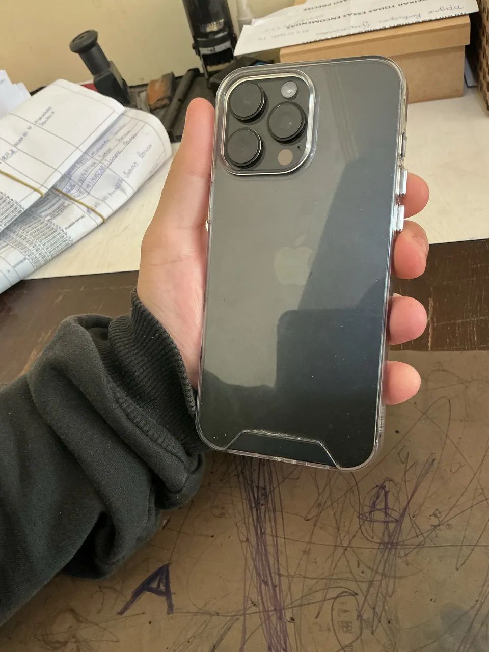 iphone 16 pro max 256gb preto grafite  - Foto 4