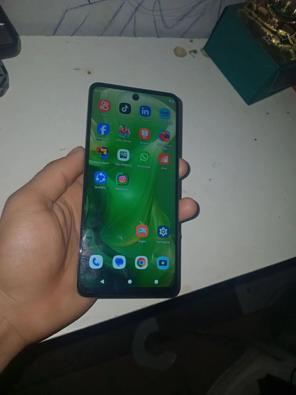 Moto g 24 com capinha e película  - Foto 2
