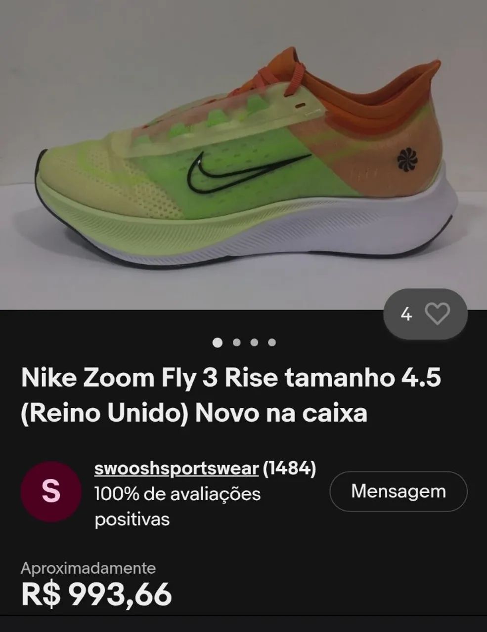 Nike Zoom Fly Original n° 36 - Calçados - Vila Leopoldina, São