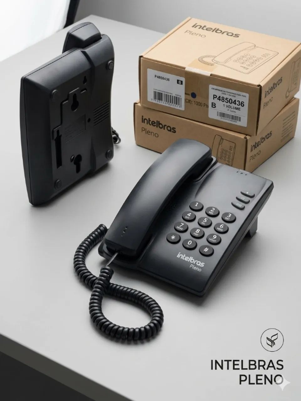 Telefone Fixo Pleno Intelbras  Sem Chave De Bloqueio Grafite- USADOS - Foto 4
