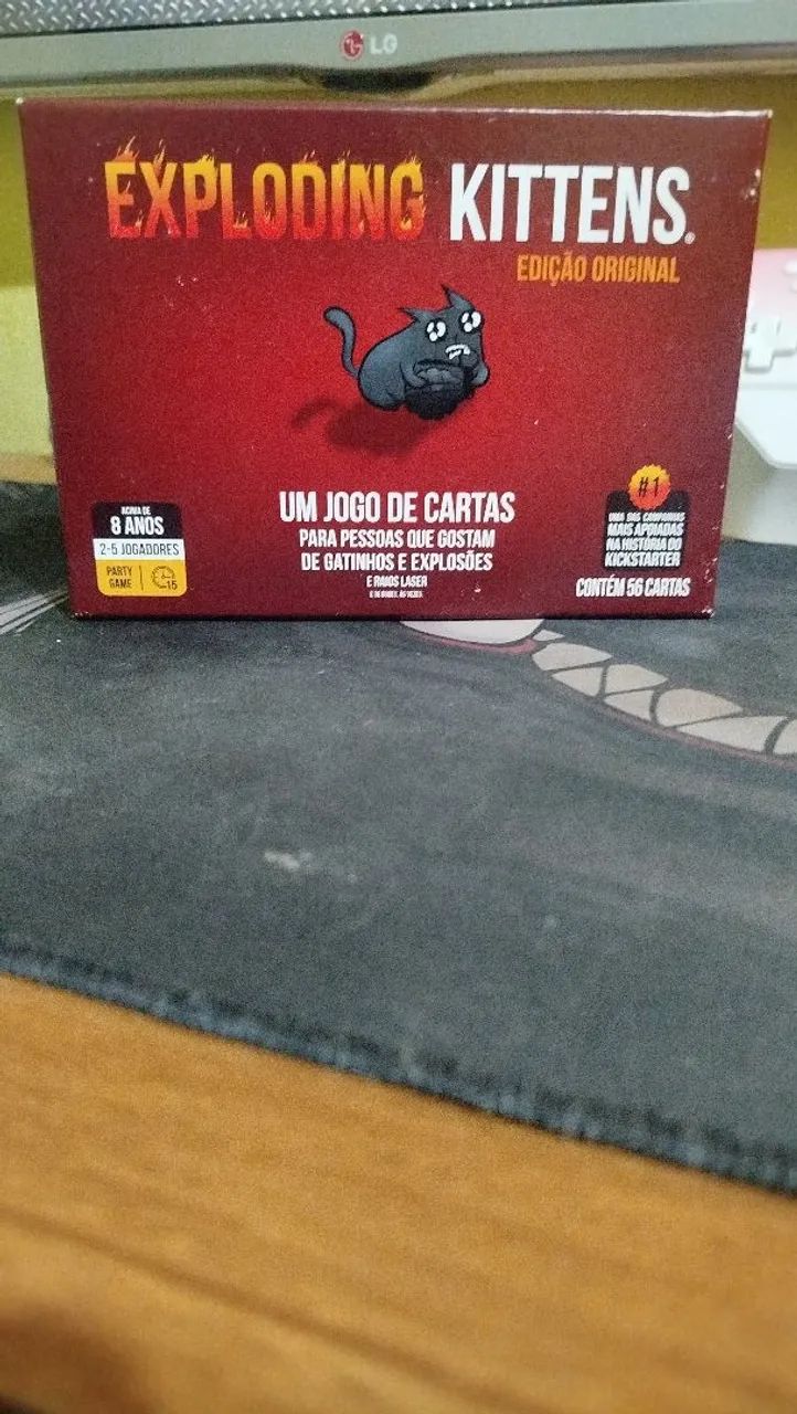 Exploding kittens jogo de cartas