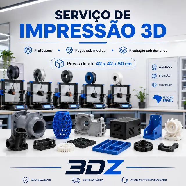 Serviços de Impressão 3D e Prototipagem de Peças 