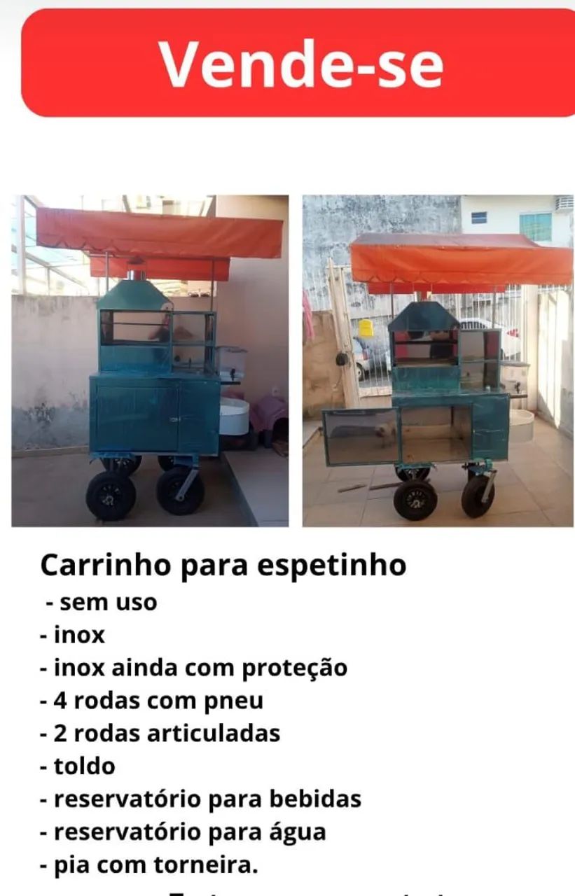 Carrinho de lanche praia - Foto 4