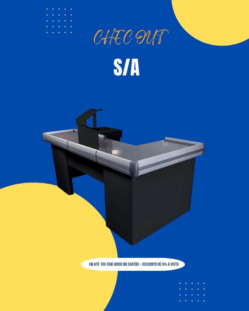 Check-out com kit automação novos pronta entrega em 10x sem juros 