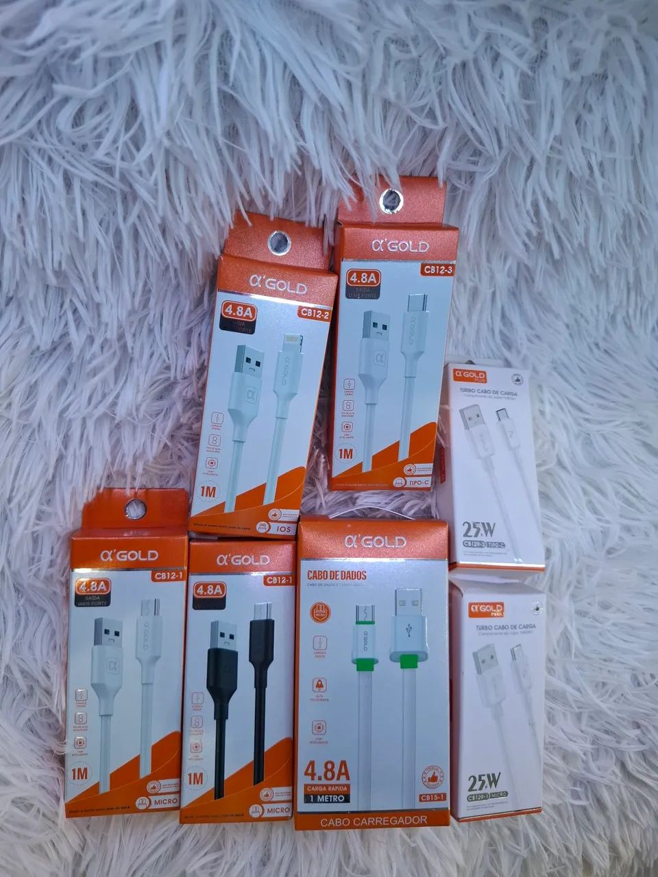 Cabos tipo c , v8, v3, lightning a partir de R$9,99 leiam a descrição  - Foto 4