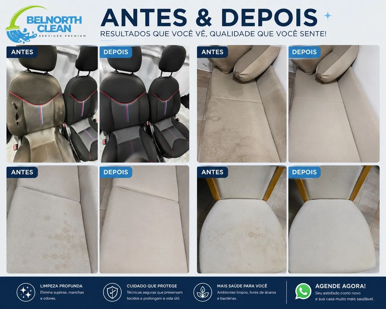 Higienização de Estofados  - Foto 2