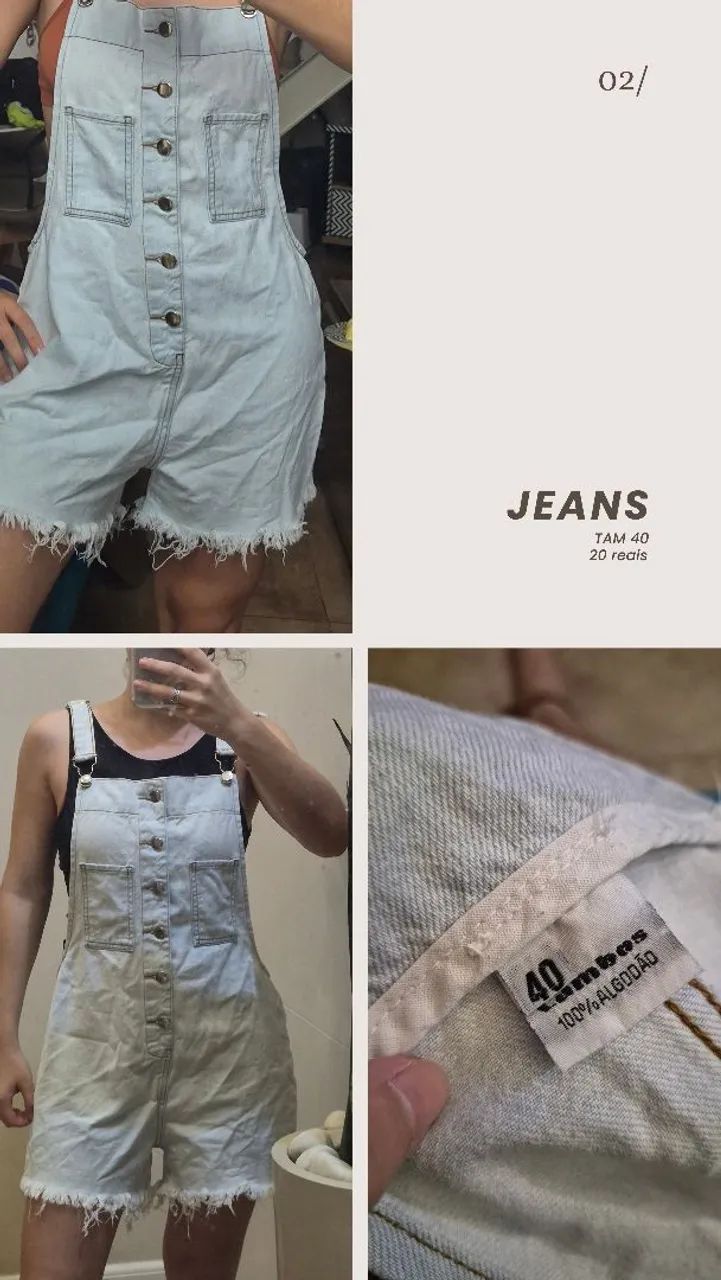 Macacão Jeans