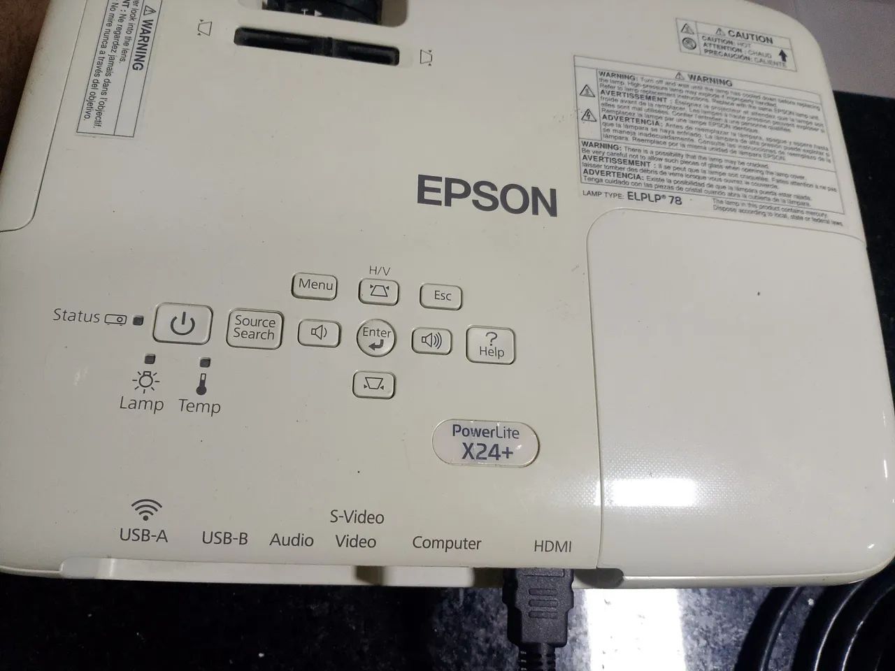 Data show Epson x24 em ótimo estado  - Foto 4