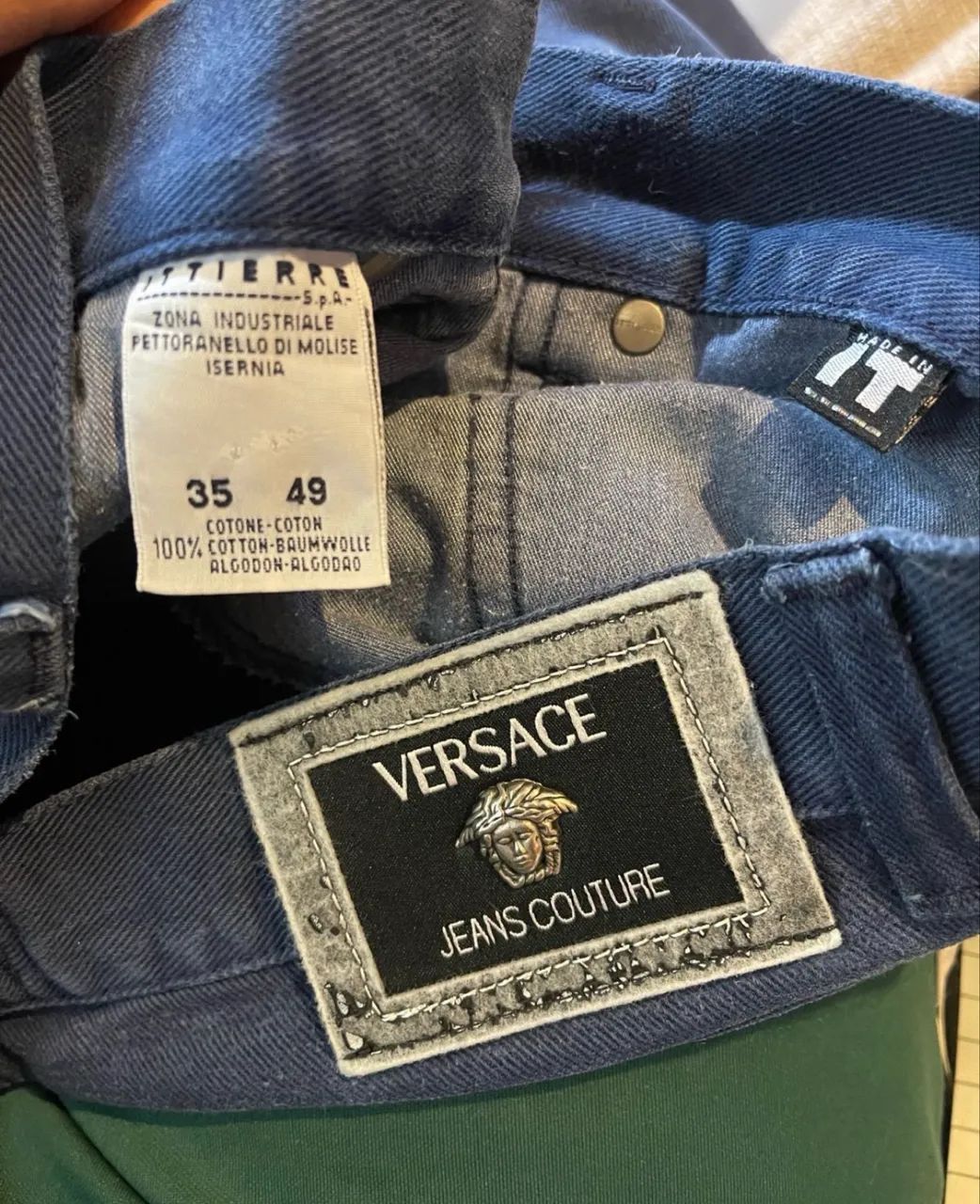 calça versace original cintura alta - Foto 3
