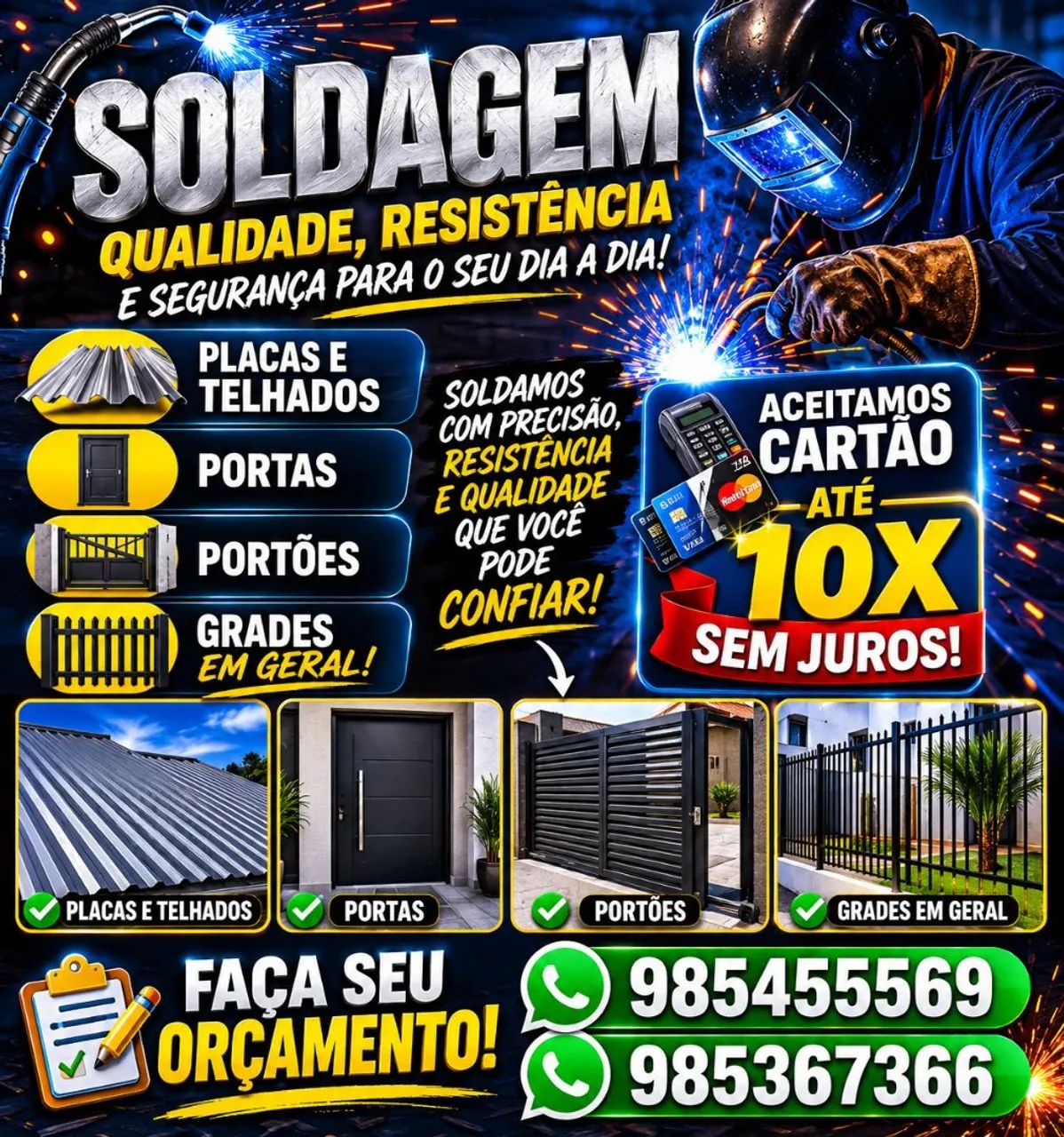 Trabalhamos com ferragens Soldador