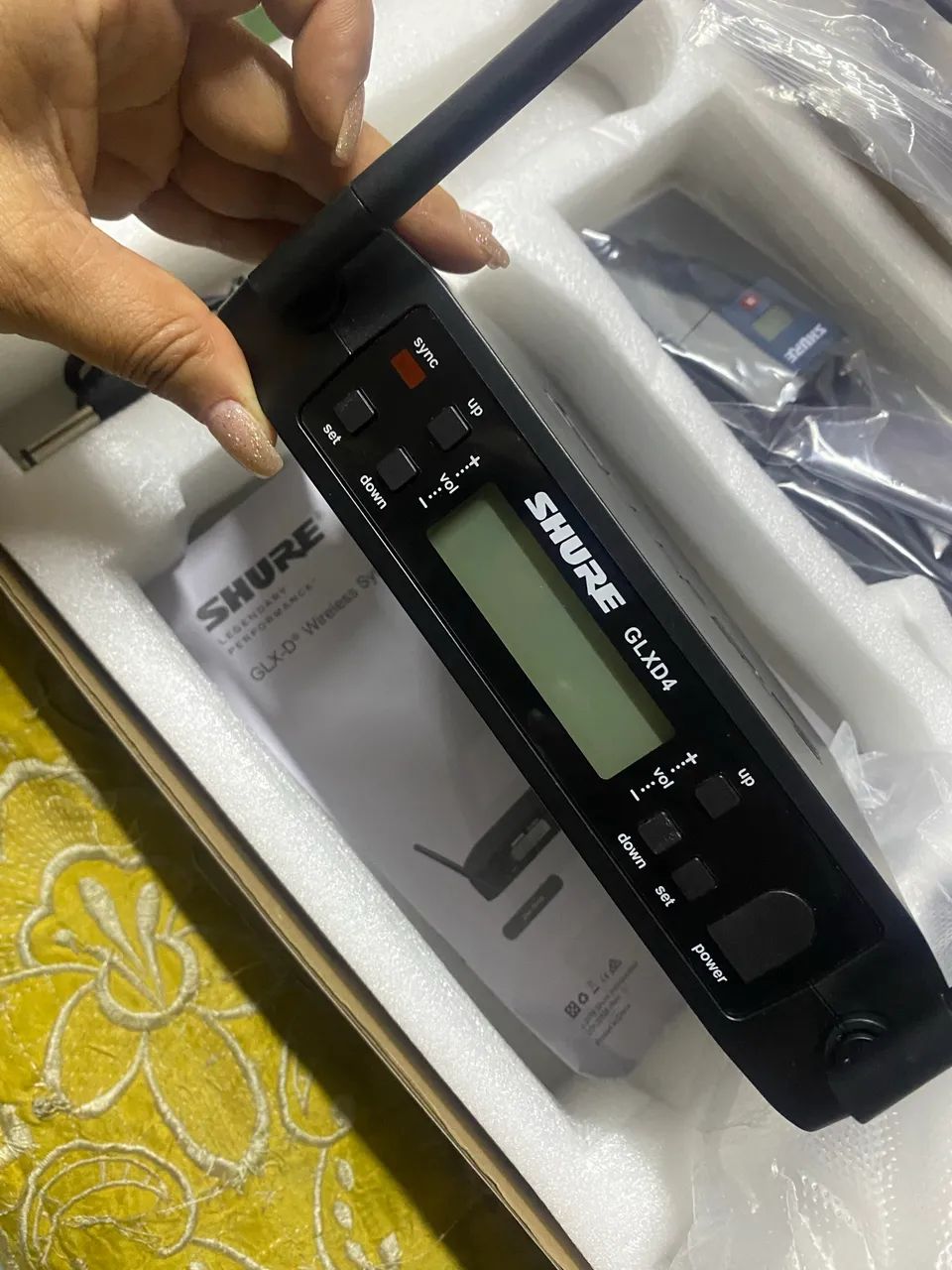 Microfone SHURE headset modelo GLXD 4