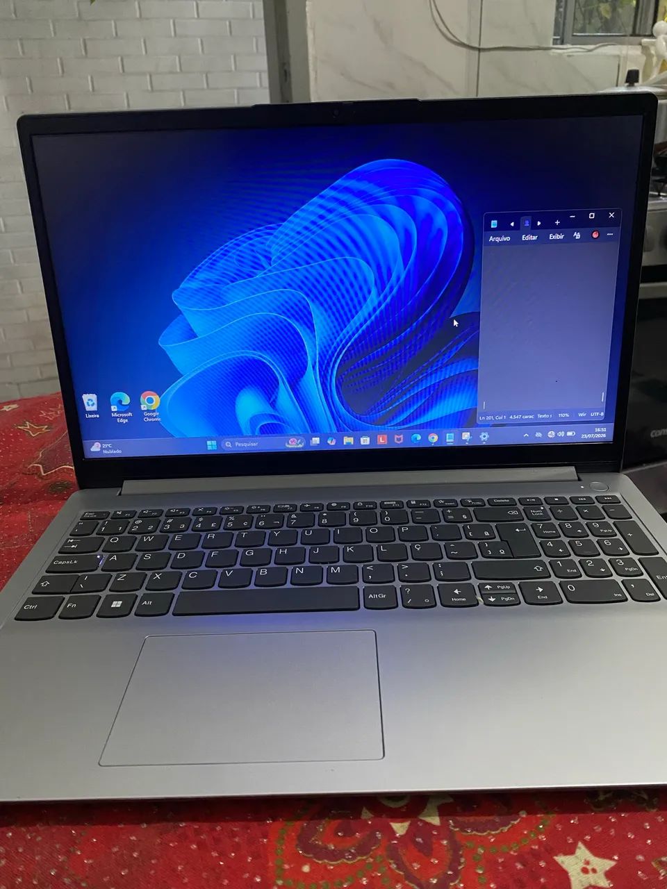   ? Notebook Lenovo IdeaPad 1 | Intel Core i3 12ª Geração | SSD 256GB