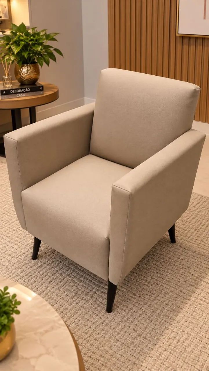 Vendo Poltronas novas top couro