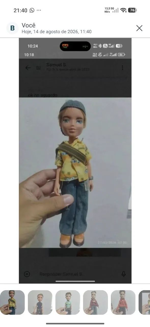 Boneca Cameron Bratz boy 