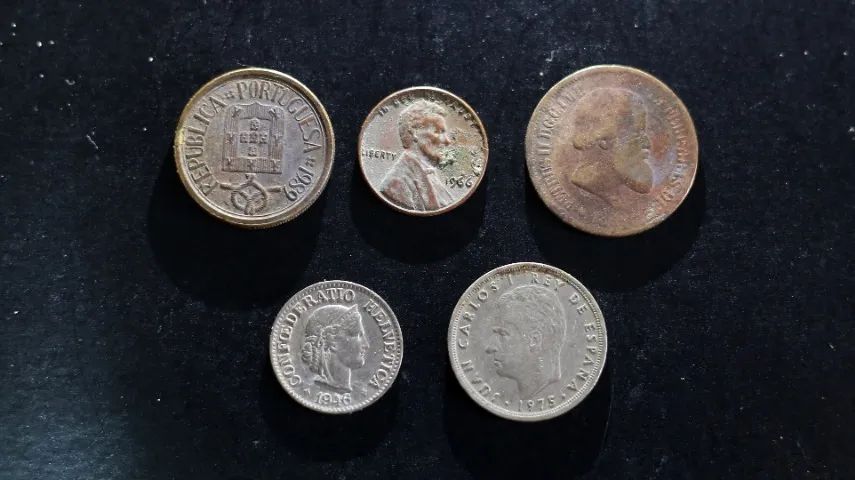 +1800 moedas antigas