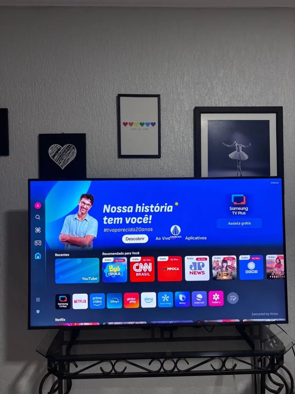 Smart tv Samsung 4k 50 polegadas imagem de cinema e X box integrado. - Foto 4