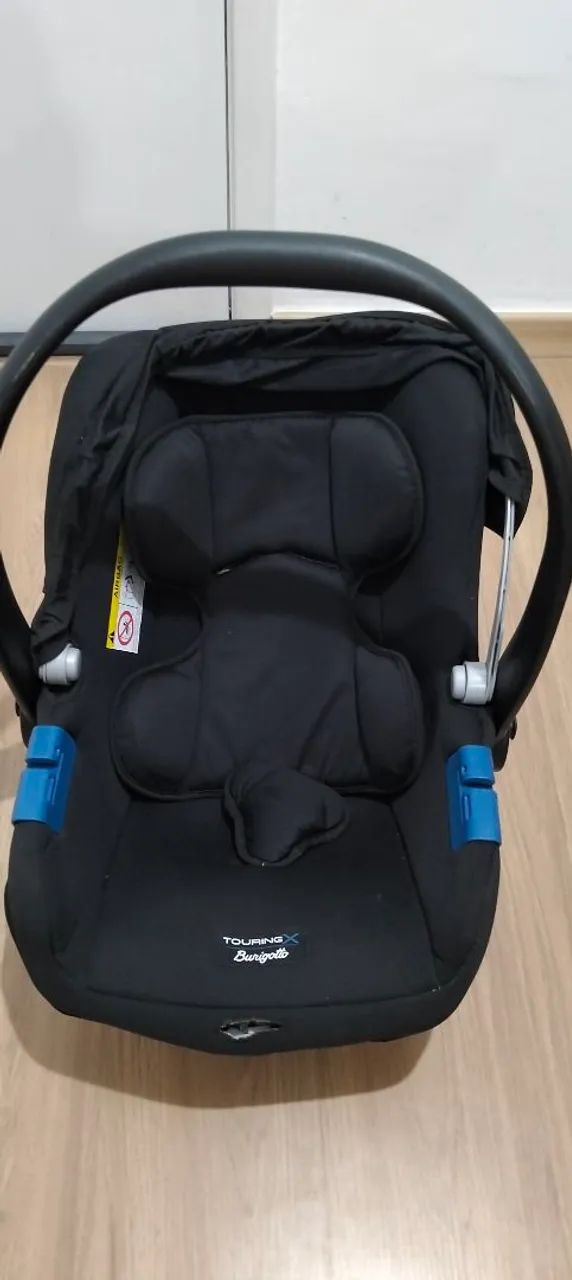 Carrinho de bebê Cosco Kids + Bebê Conforto Burigotto - Foto 3