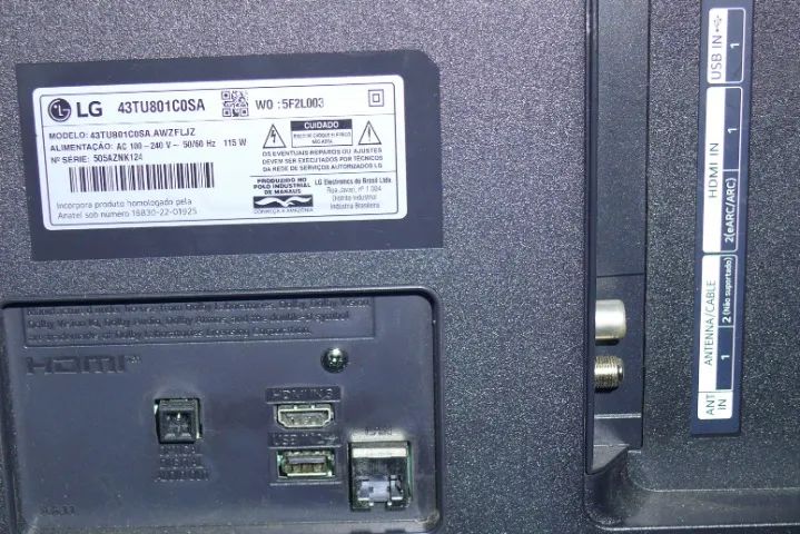 LG 4K 43 tela quebrada - Foto 3