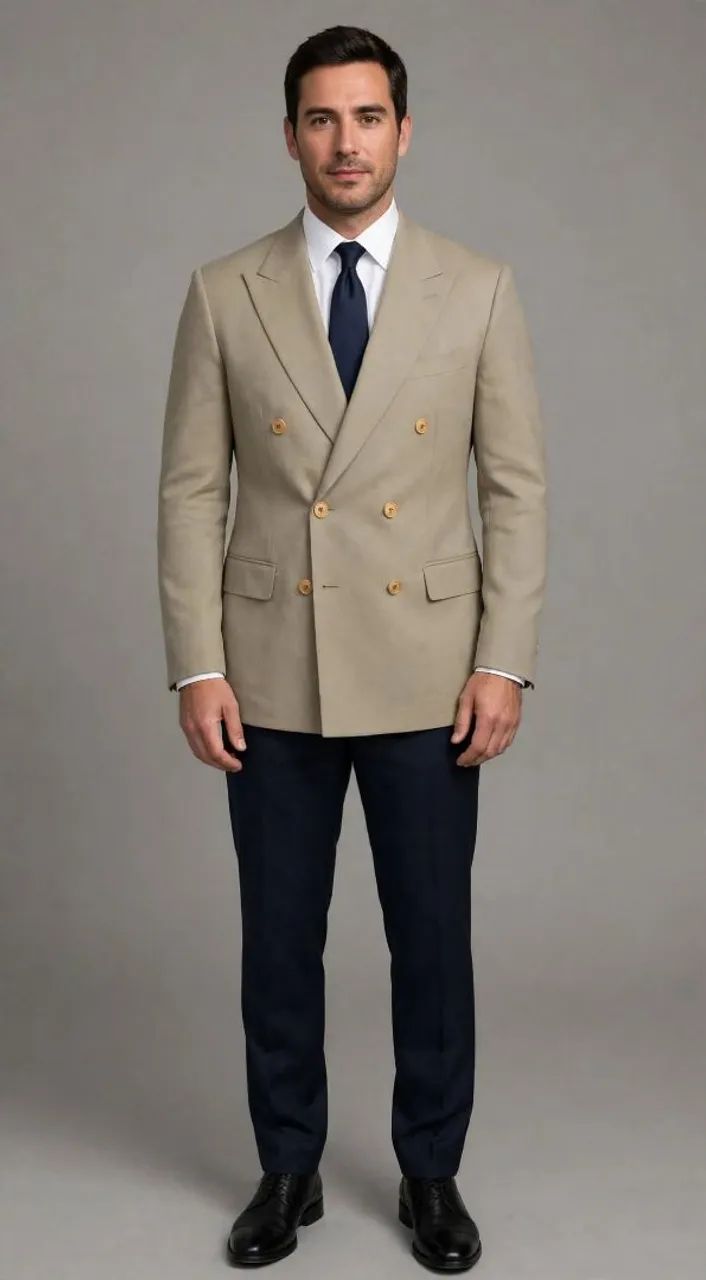 Blazer 54 com bege 
