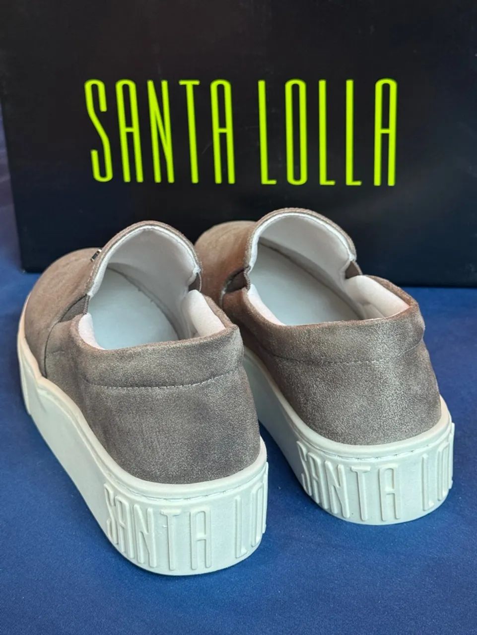 Tenis Slip On Plataforma Santa Lolla - Foto 3
