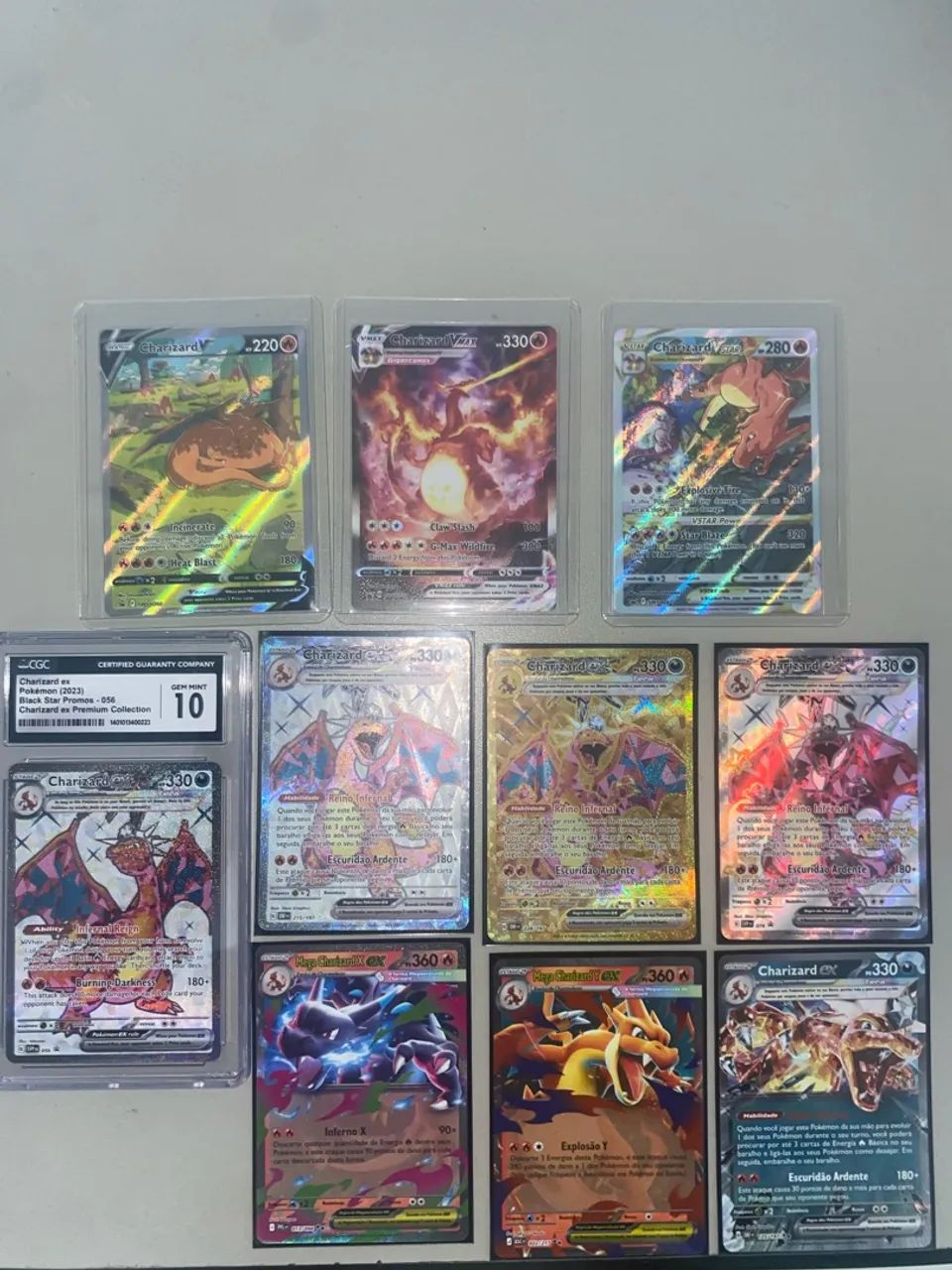 Coleção Charizards NM 