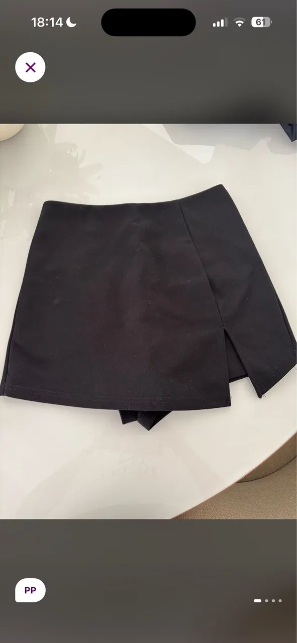 Short saia shein 