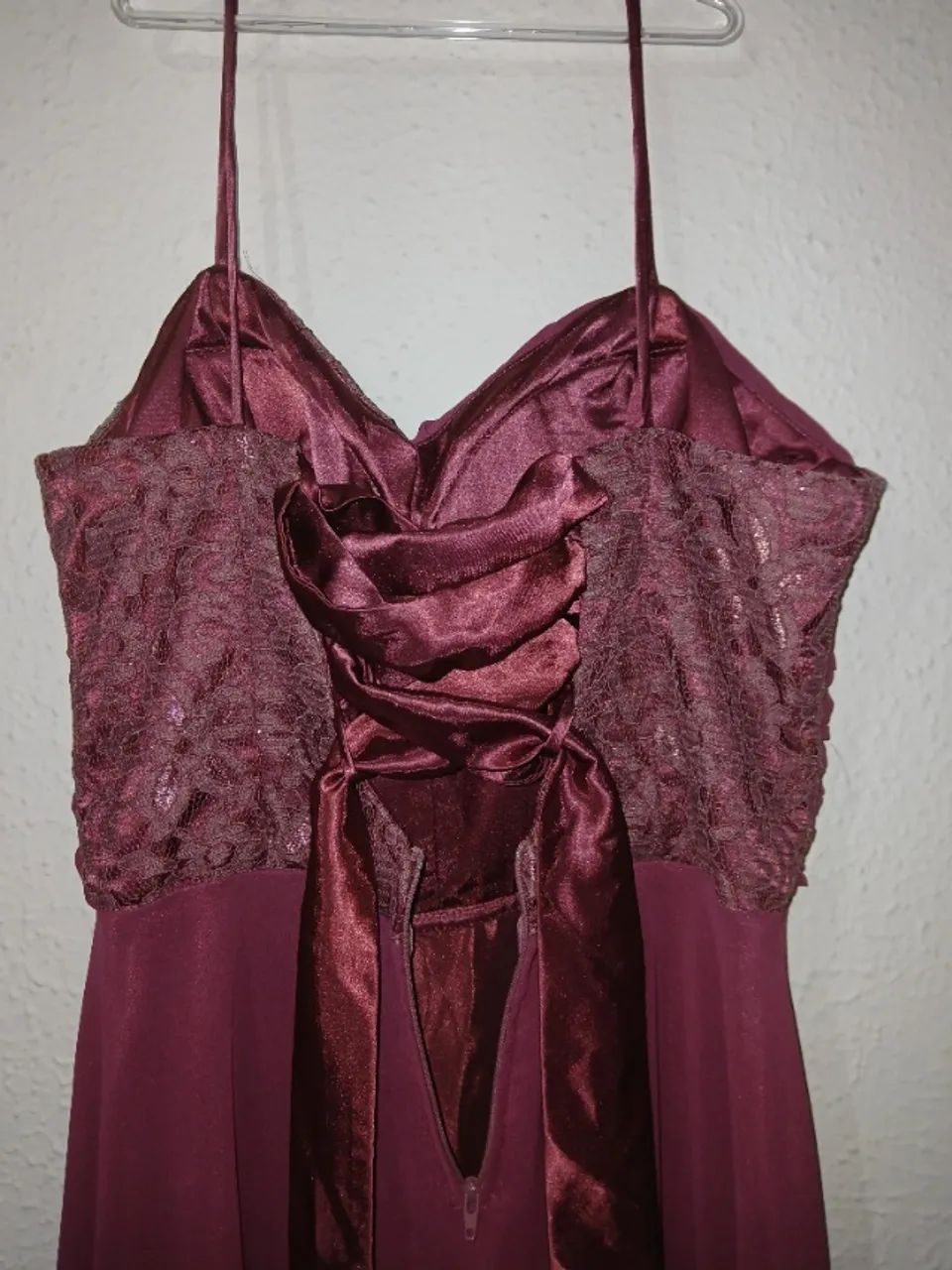 Vestido de festa, vinho - Foto 5
