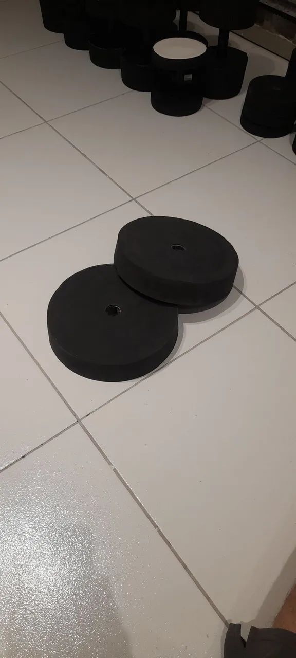 2 anilhas 5kg (novo) - Foto 3