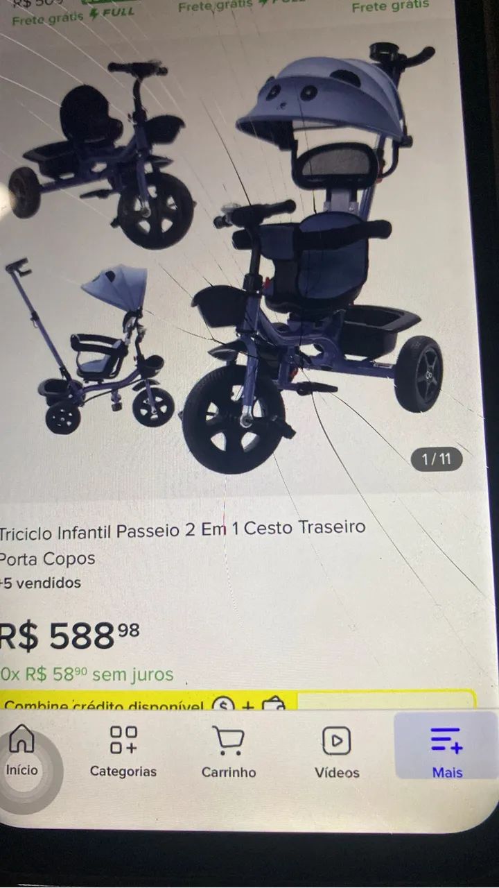 Carro de bebê vendo  - Foto 2