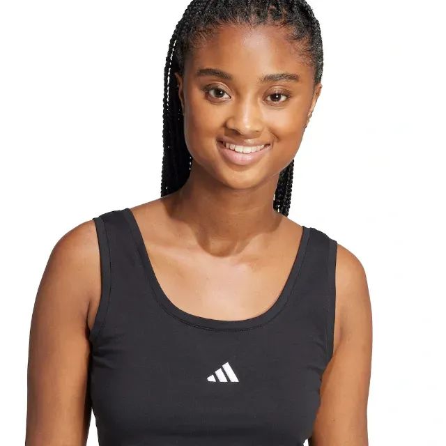 Blusa Cropped Feminina adidas Small Logo