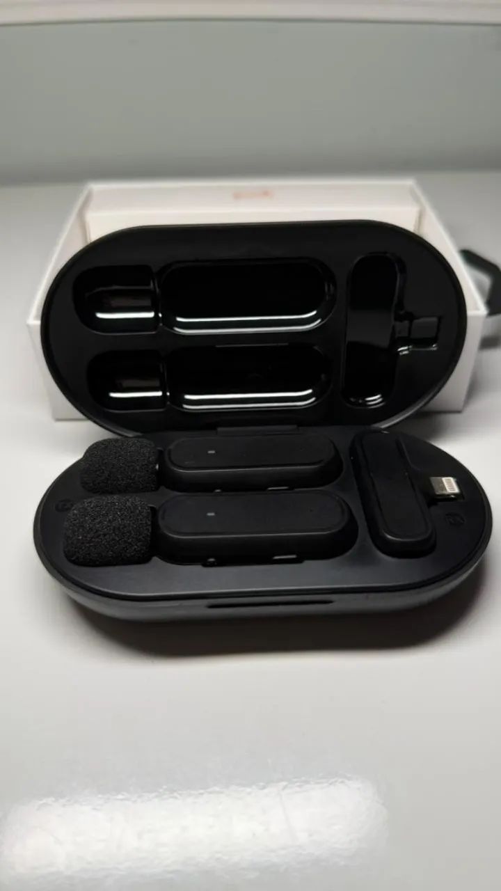 2 microfones Lapela tipo C seminovos.   - Foto 4