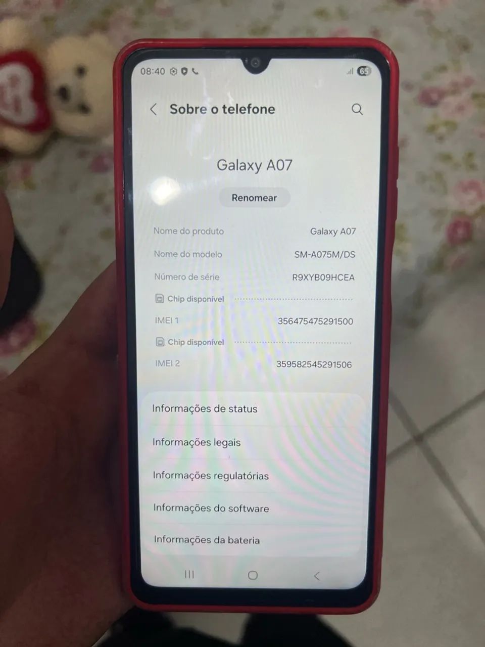 Galaxy A07 valor negociável  - Foto 2