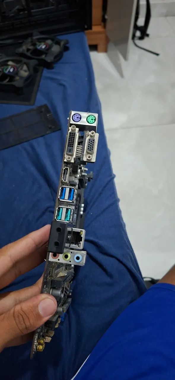 Vendo placa mae com processador incluso barato - Foto 2