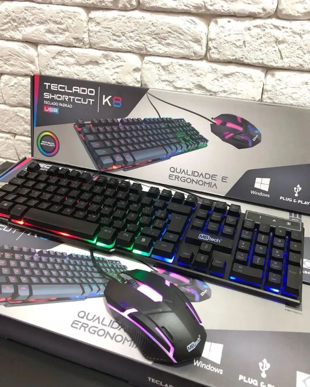 Teclado e Mouse Gamer 