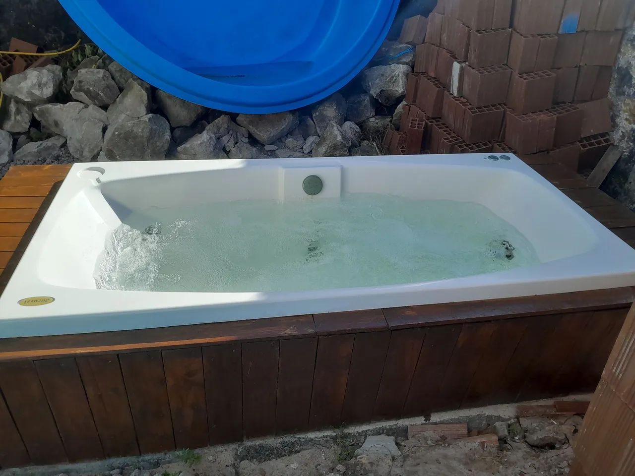 Piscina hidro massagem com deck móvel completa  - Foto 3