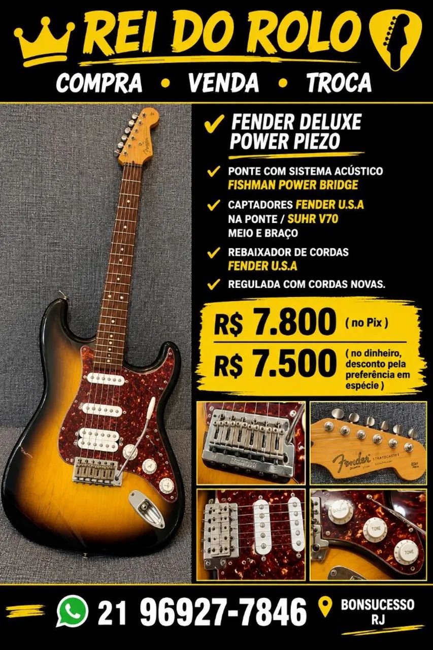 FENDER DELUXE POWER PIEZO 