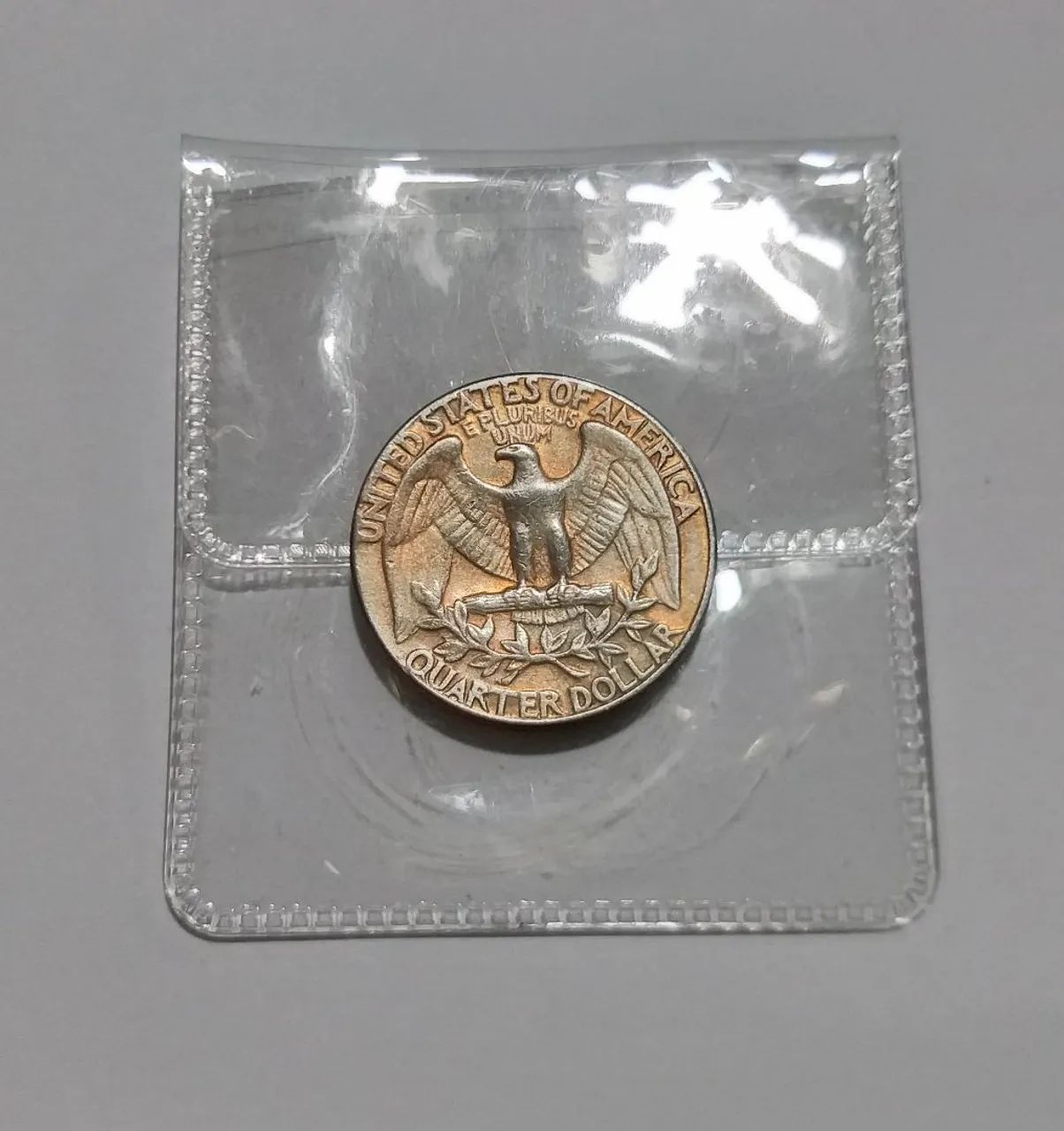 MOEDA ANTIGA QUARTER DOLLAR 1974 EUA - WASHINGTON QUARTER (MBC/SOBERBA). - Foto 2